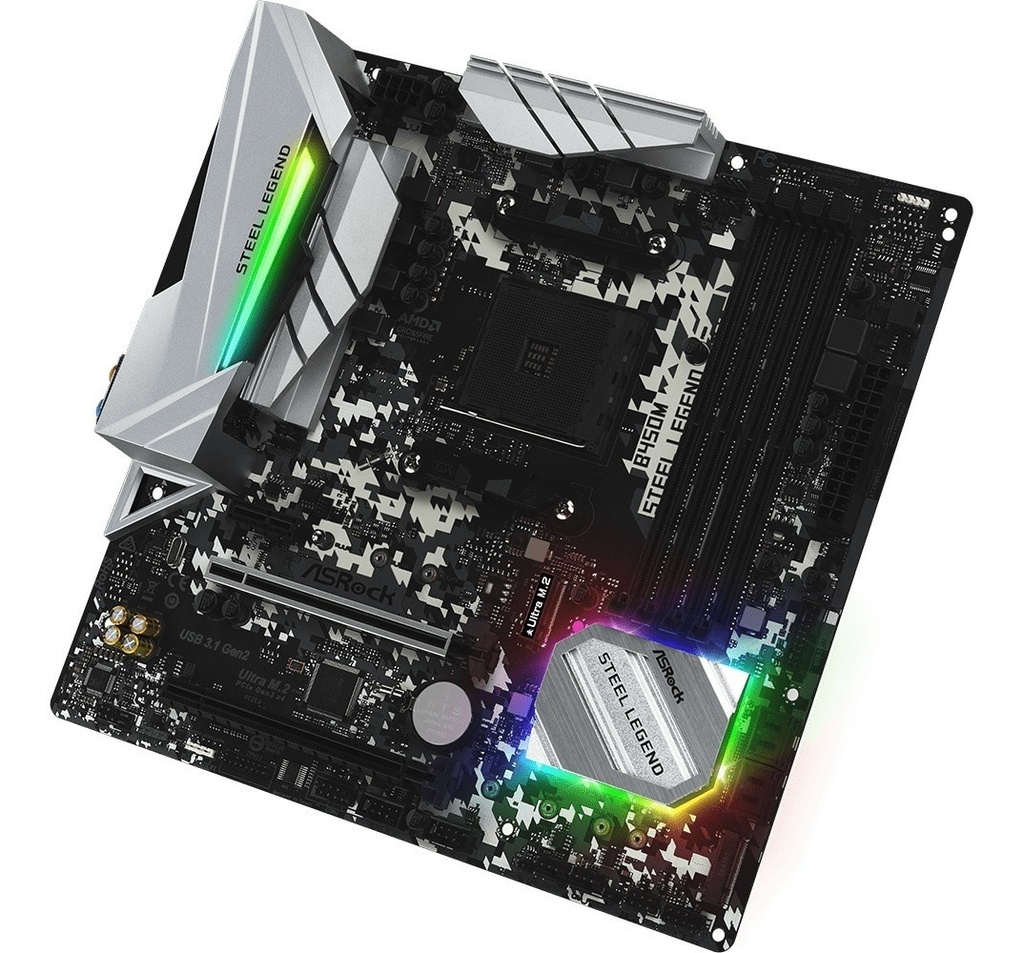 BOARD ASROCK B450M STEEL LEGEND DDR4 SOCKET AM4