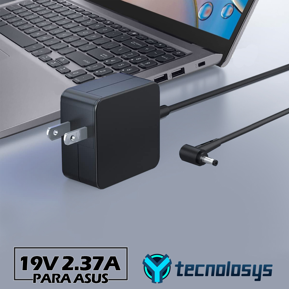 CARGADOR PORTATIL ASUS VIVOBOOK 19V 2.37 AMP 4.0*1.35MM TIPO ORIGINAL