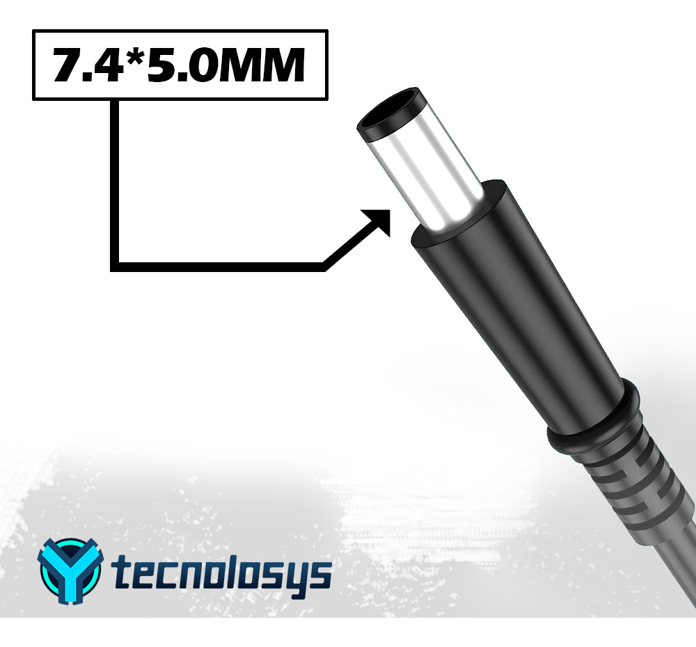 CARGADOR PORTATIL DELL 19.5V  4.62 AMP AGUJA  7.4*5.0MM HOMOLOGADO
