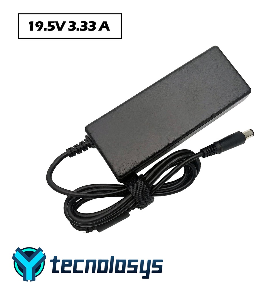 CARGADOR TODO EN UNO HP 19.5V 3.33 AMP AGUJA 7.4*5.0MM HOMOLOGADO