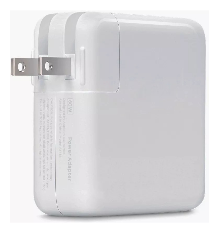 CARGADOR MAC APPLE 16.5V 3.65 AMP MAGSAFE 2 60W HOMOLOGADO