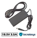 CARGADOR PORTATIL HP 18.5V 3.5 AMP AGUJA 7.4*5.0MM HOMOLOGADO
