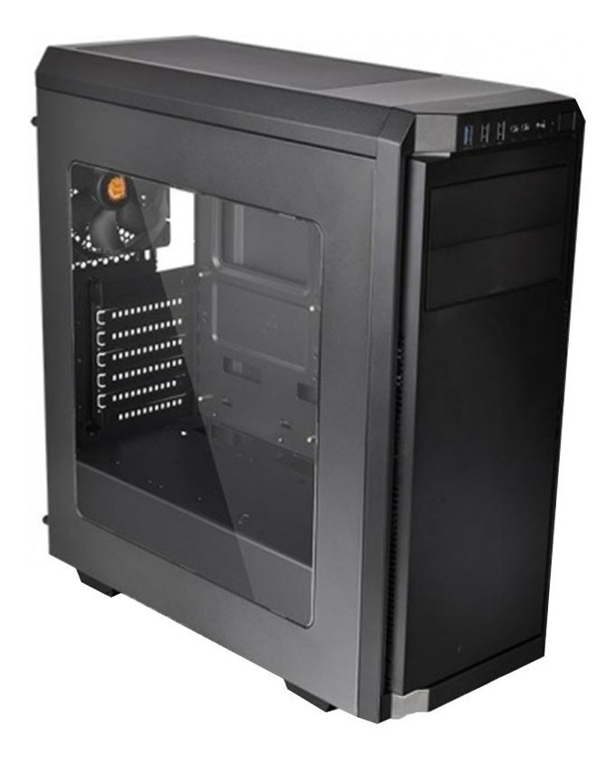 CHASIS THERMALTAKE V100 ACRILICO + FUENTE 450W