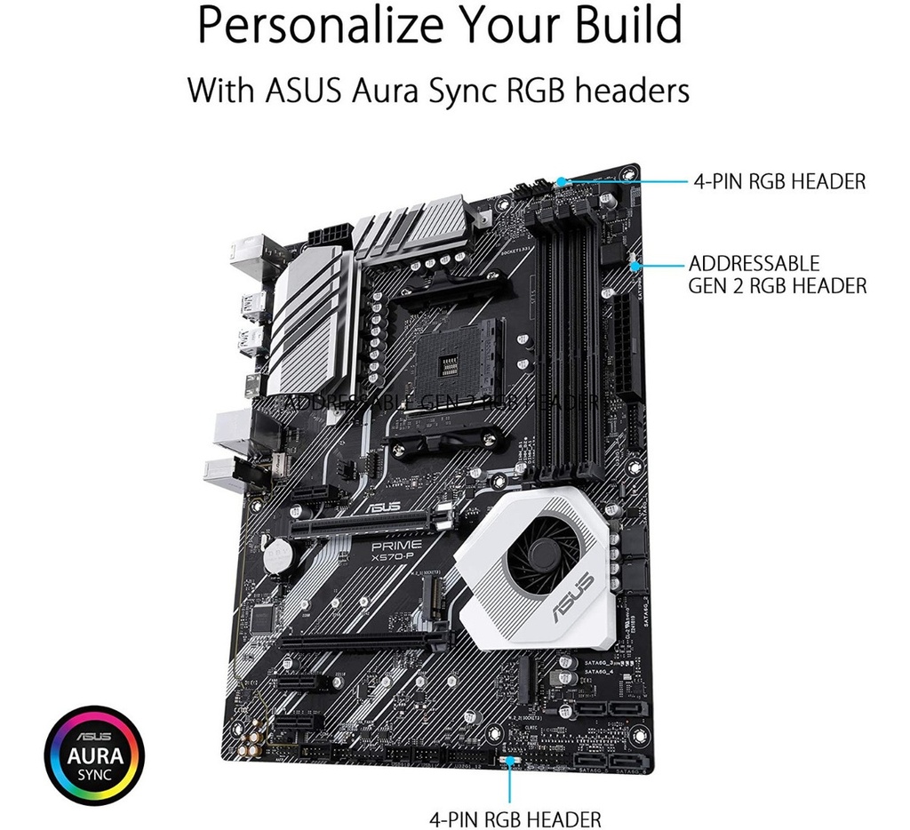 Combo Board Procesador AMD Ryzen 5600G + X570-P Asus