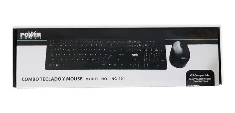 COMBO TECLADO MOUSE POWER GROUP NC-901 ALAMBRICO RETROILUMINADO