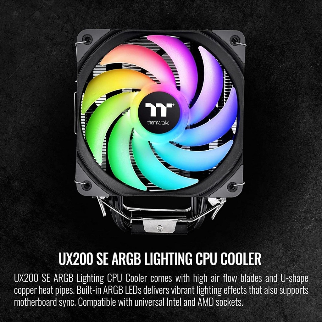 COOLER Thermaltake UX200 SE - Placa base ARGB Sync