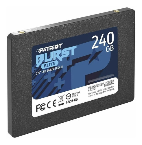 SSD 240GB PATRIOT BURST MODELO:PBE240GS25SSDR