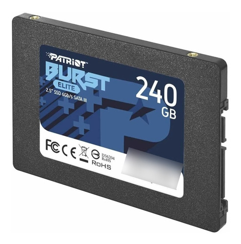 SSD 240GB PATRIOT BURST MODELO:PBE240GS25SSDR
