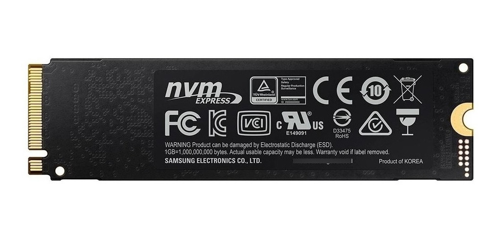 DISCO M.2 NVME 500GB SAMSUNG EVO PLUS 970 MODELO:MZ-V7S500 (350