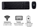COMBO TECLADO MOUSE INALAMBRICO MK220 LOGITECH