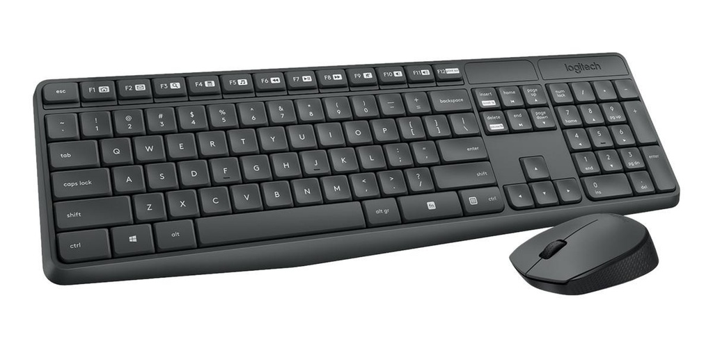 Combo Inalámbrico Teclado y Mouse Logitech Mk235
