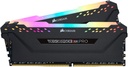 KIT MEMORIA RAM PC DDR5 32GB(2x16GB) 5200MHZ CORSAIR VENGEANCE RGB DDR5 NEGRA