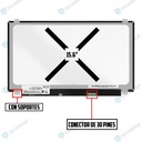 PANTALLA PORTATIL LED ULTRA SLIM 15.6 PUL 30 PINES HD CON SOPORTES