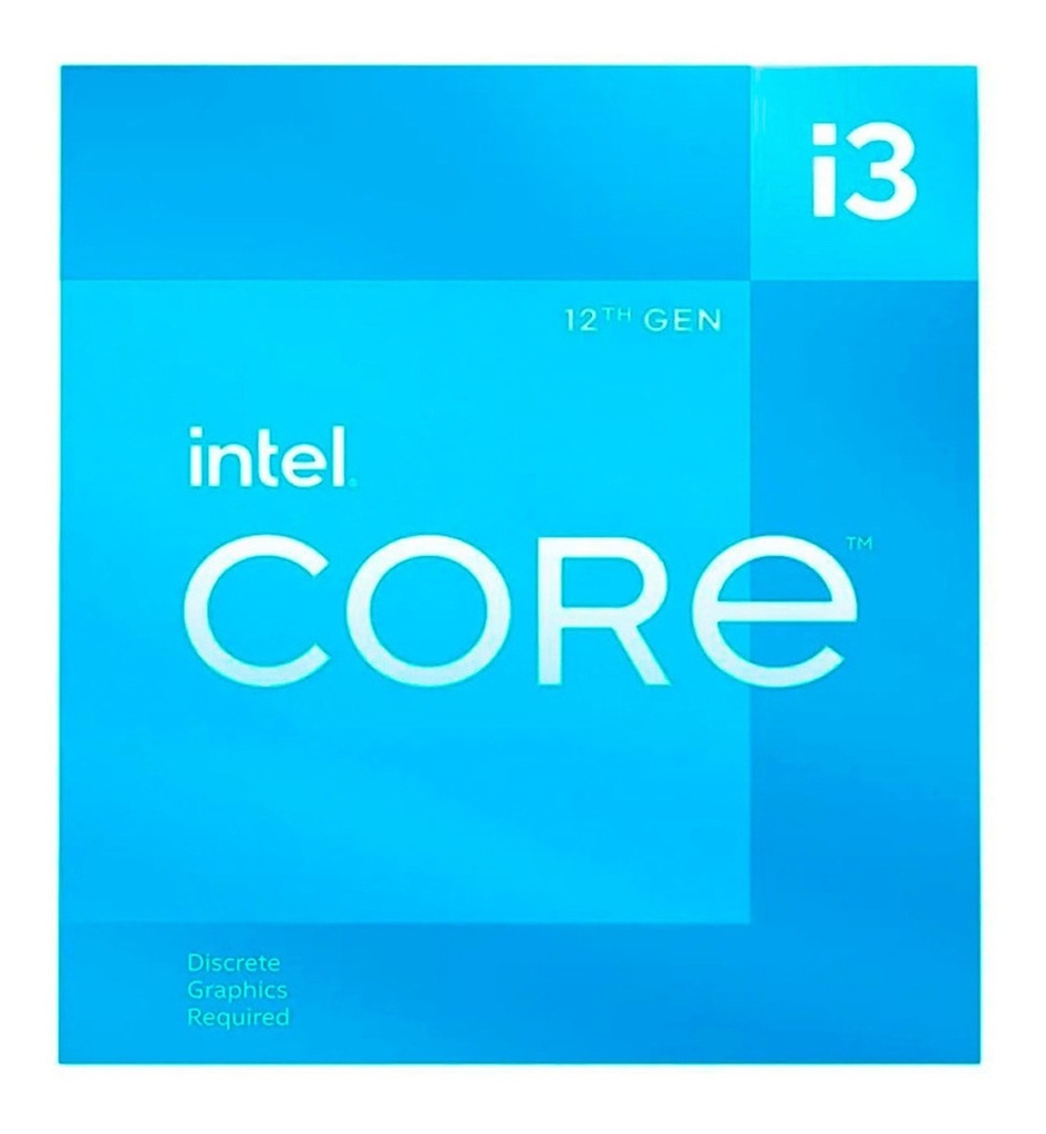 PROCESADOR INTEL CORE I3 12100F LGA 1700