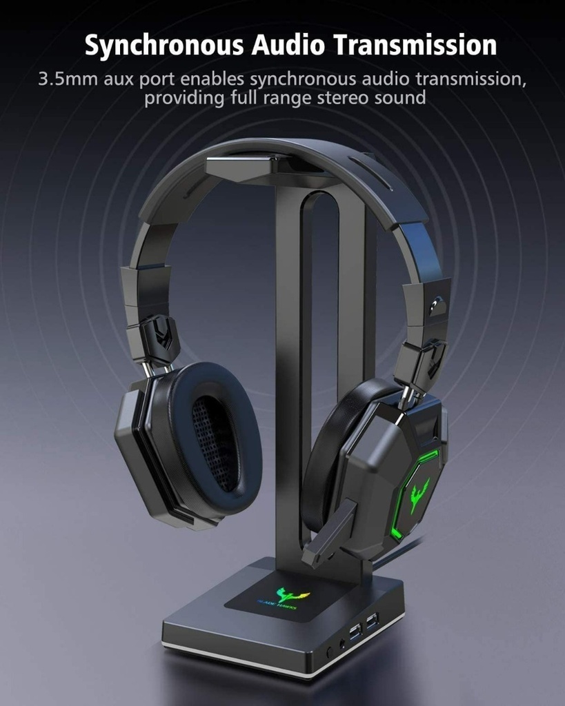 Soporte Base Para Diadema BLADE HAWKS RGB HS18