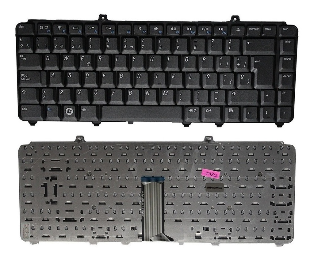 Teclado Portátil Dell 1525 / 1545 / 0P446J / XPS M1330 NEGRO