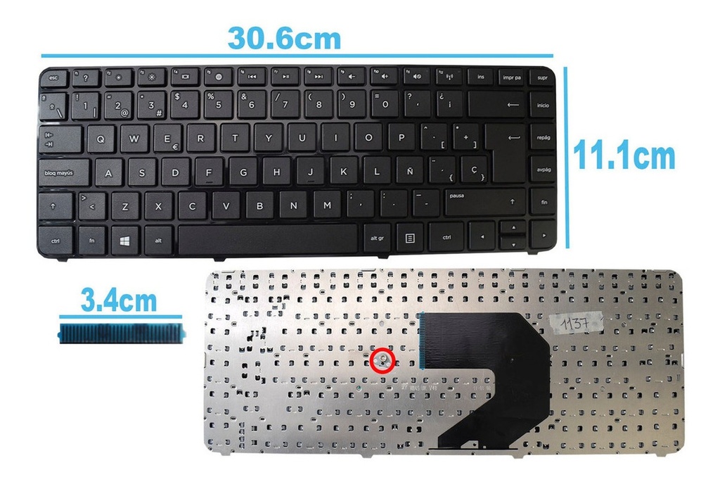 Teclado Portátil HP G4 / G4-2000 / G4-2060LA