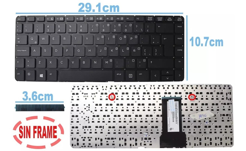TECLADO PORTATIL HP PROBOOK 430 G1