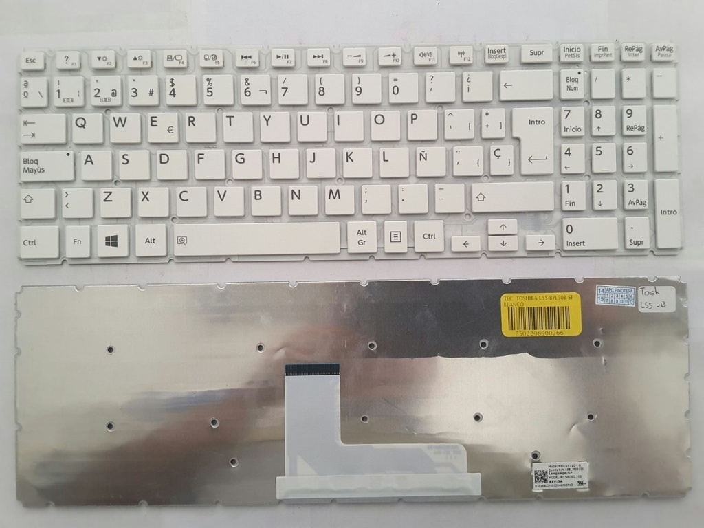 Teclado Portátil Satellite L50-B / C55-C5270 / S55-C