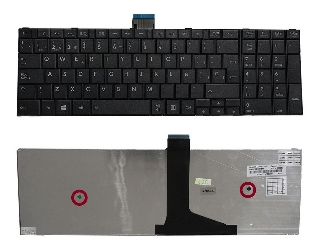 Teclado Portatil Toshiba Satellite C50 / C50DT-A