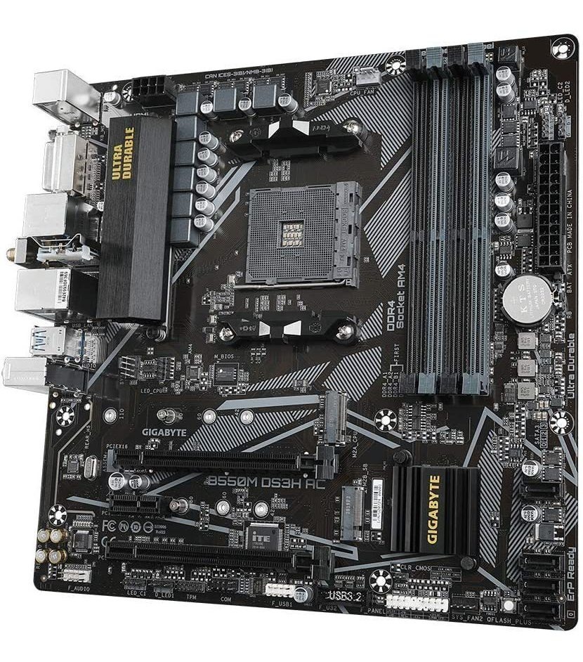 BOARD B550M DS3H AC WIFI GIGABYTE AMD AM4