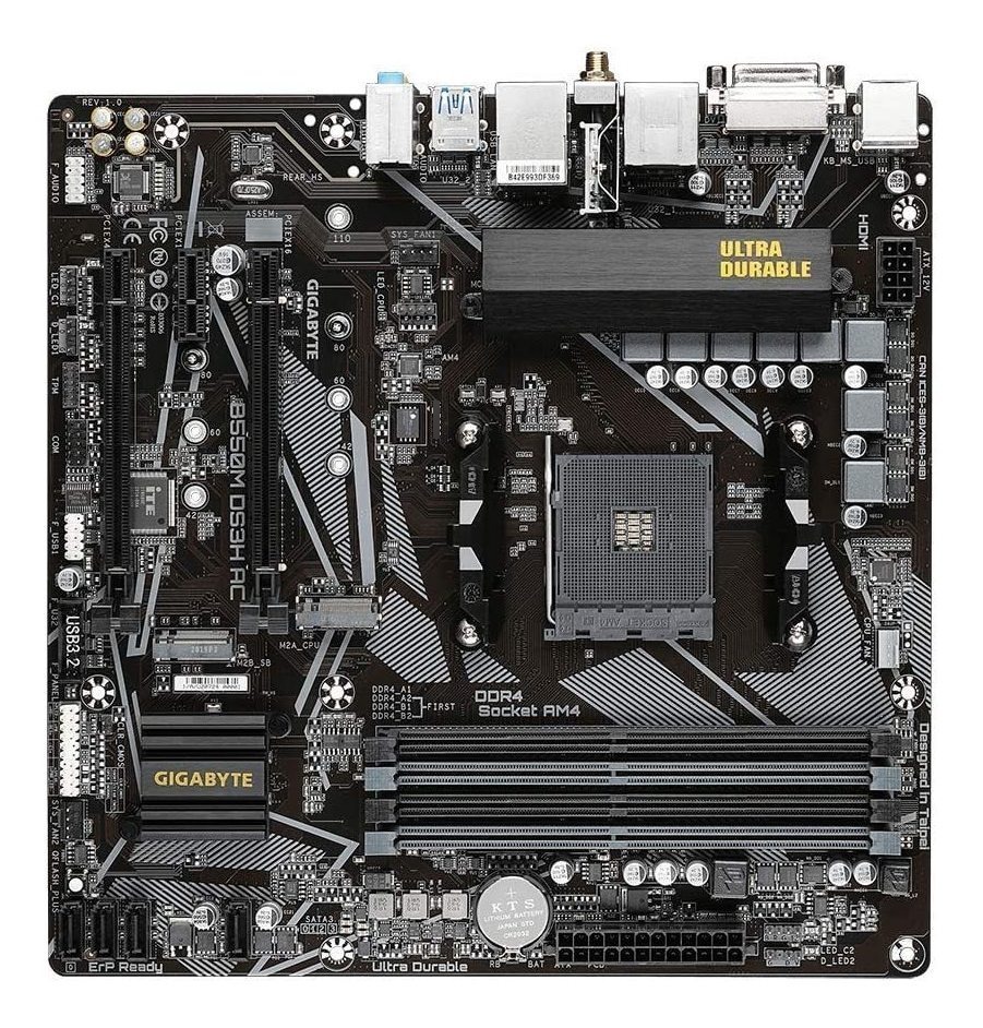 BOARD B550M DS3H AC WIFI GIGABYTE AMD AM4