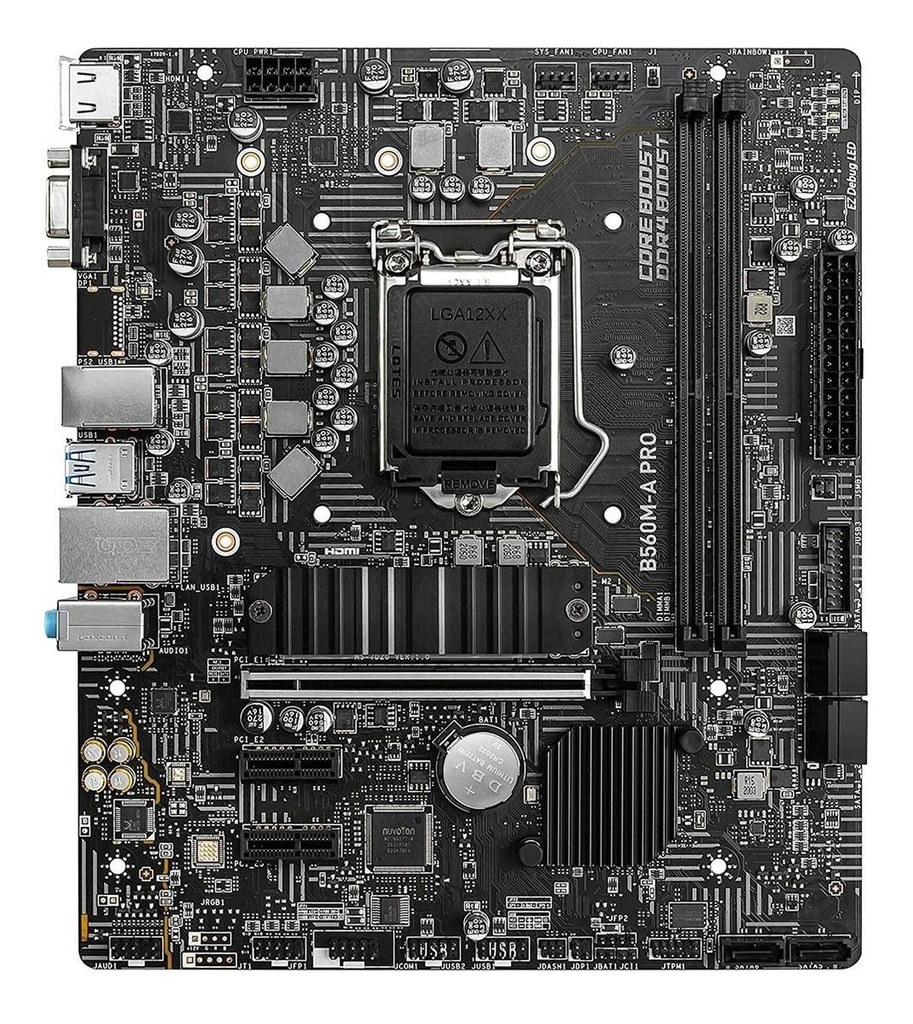 Board MSI B560M-A PRO ProSeries mATX 11th/10th Hdmi , Vga +DiplayPort