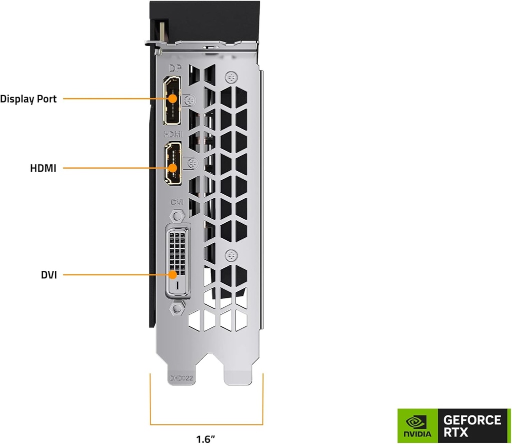 Tarjeta Video GeForce RTX 3050 WINDFORCE OC 8G GIGABYTE