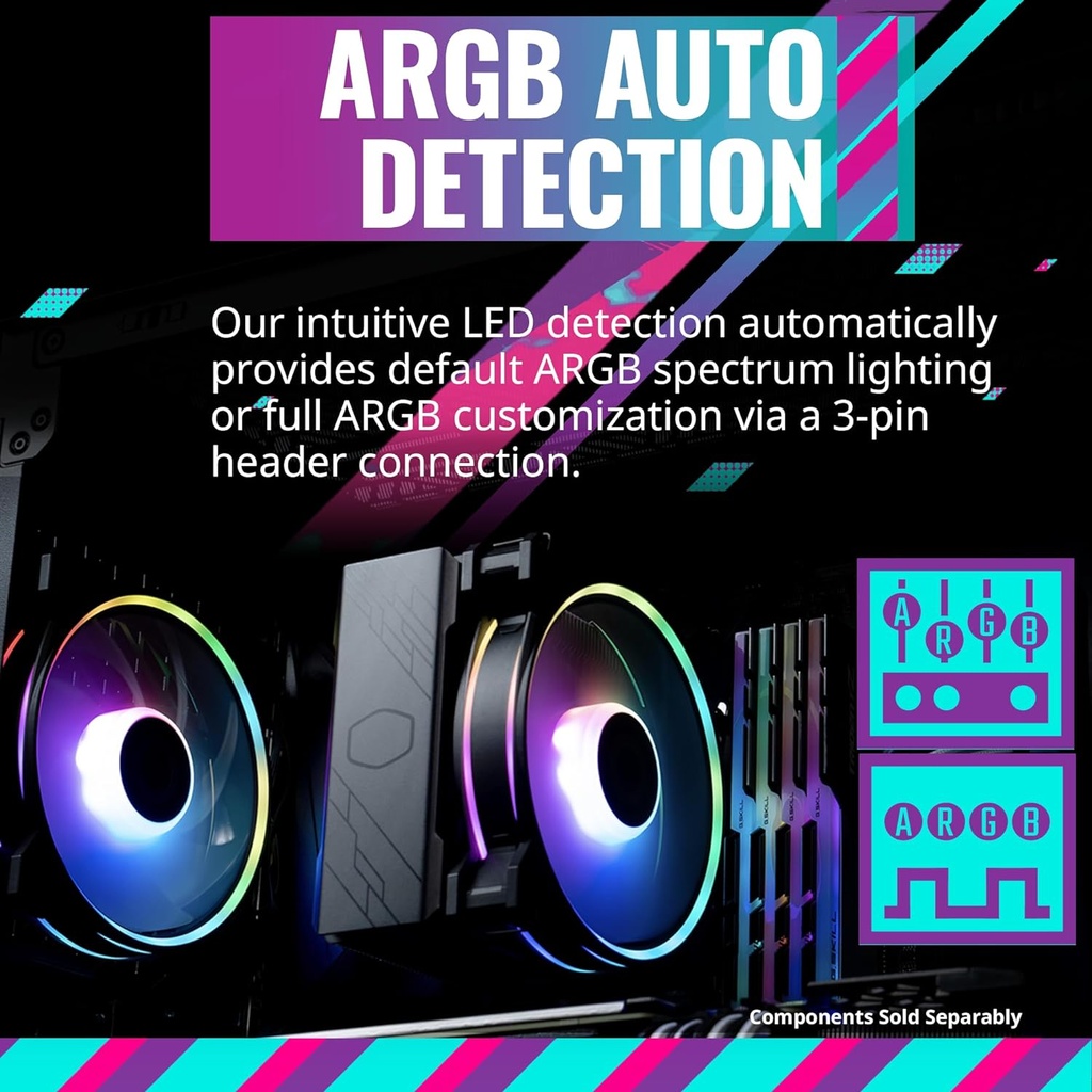 COOLER COOLER MASTER HYPER 212 HALO BLACK RGB