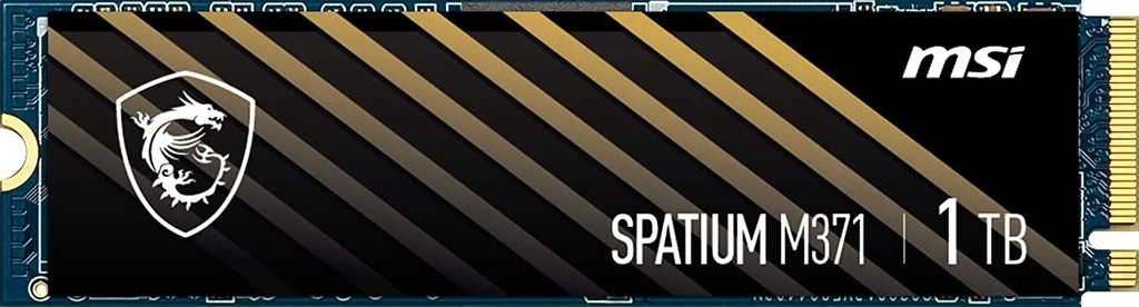 SSD MSI Spatium M371 NVMe M.2 1TB PCI Express 4.0 3D NAND