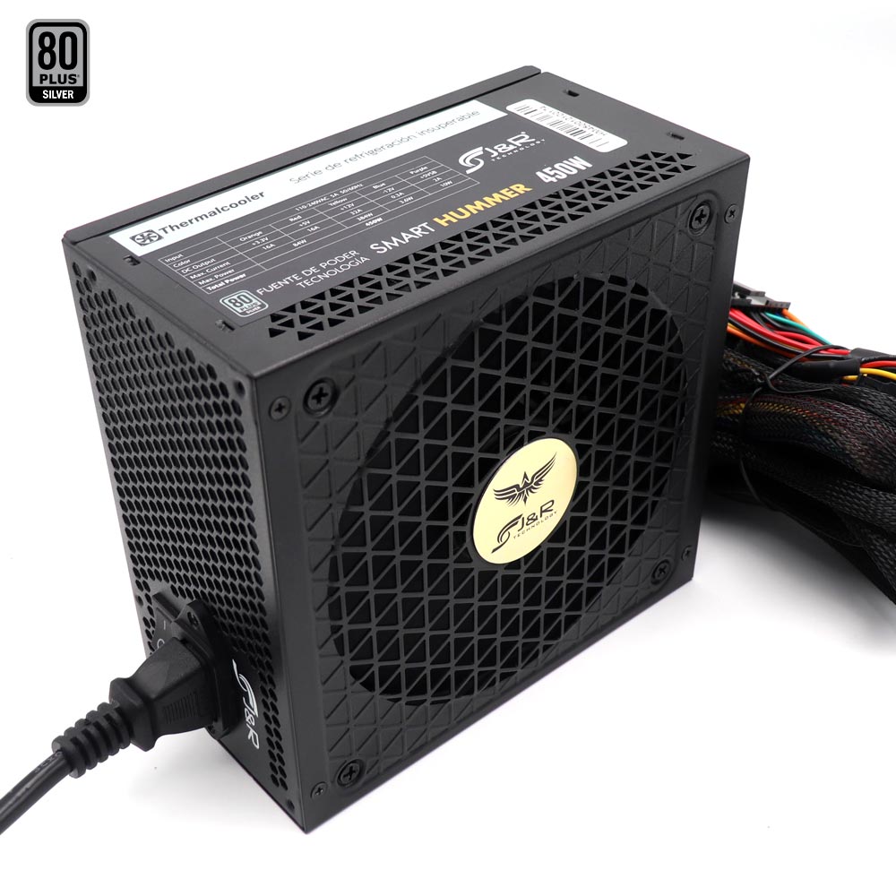 FUENTE DE PODER JYR 450W 80 PLUS SILVER