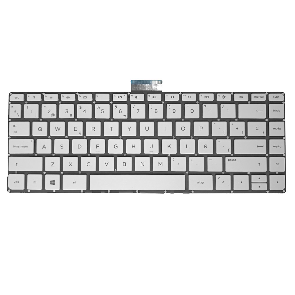Teclado Portatil HP 14-AX 14-CB 14-AX030 BLANCO