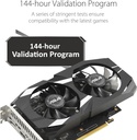 ASUS Dual GeForce® GTX 1650 V2 OC Edition 4 GB GDDR6 (PCIE 3.0, memoria GDDR6 de 4 GB