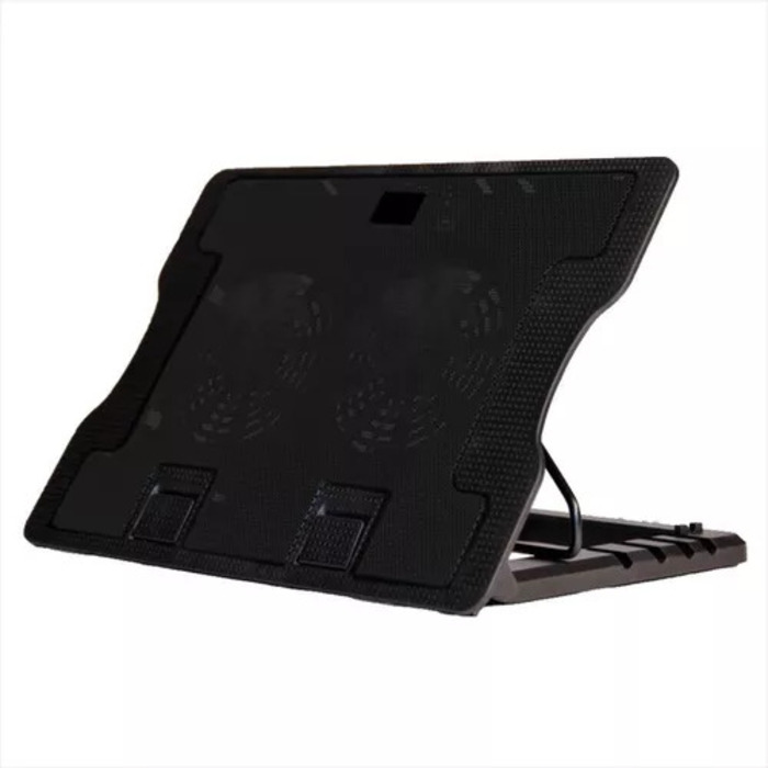 BASE PORTATIL 2 VENTILADOR PLEGABLE NEGRO MOD:638A