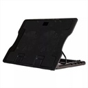 BASE PORTATIL 2 VENTILADOR PLEGABLE NEGRO MOD:638A
