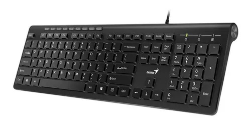 Teclado Genius RS2,SlimStar 230II,SP,BLK,USB