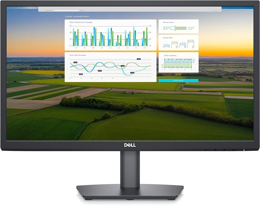 Dell E2222H Monitor LCD LED Full HD de 21,5" - 16:9 - Negro