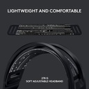 Auriculares inalámbricos G733 Lightspeed, con diadema de suspensión, Lightsync RGB, controladores de audio PRO-G, color negro
