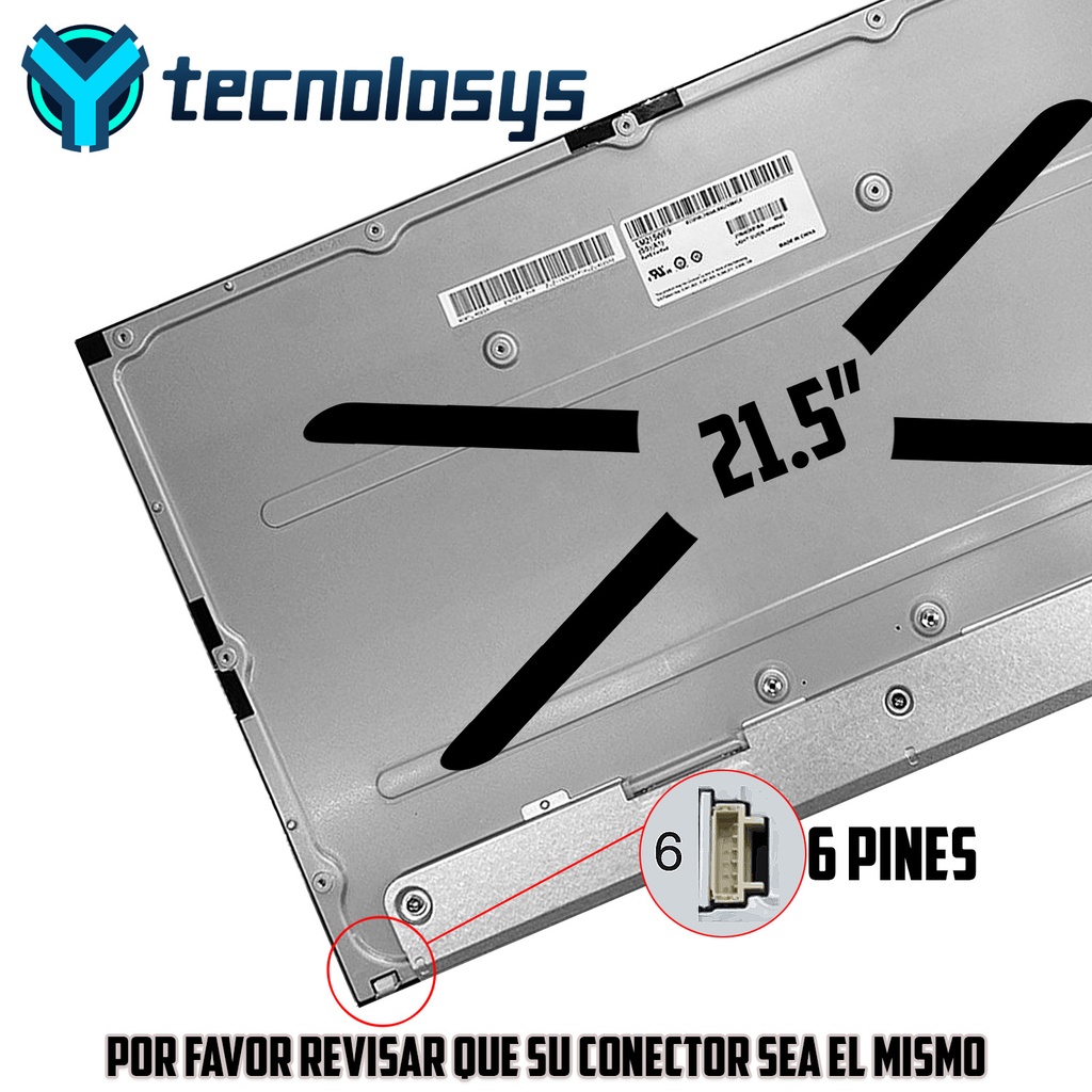 PANTALLA TODO EN UNO LED 21.5 PUL IPS ALL IN ONE MODELO: LM215WF9 (SS) (A1)