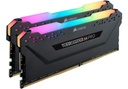 KIT MEMORIA RAM PC DDR4 16GB(2x8GB) 3600MHZ CORSAIR VENGEANCE RGB PRO