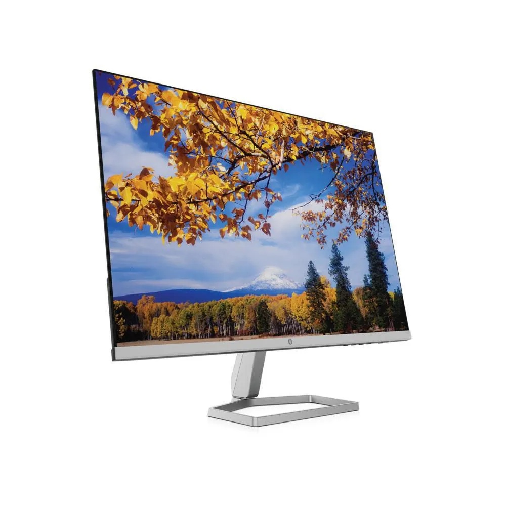 MONITOR HP M27f 27" FHD - IPS (1920x1080) Tasa 75 Hz - Plateado - base metalica