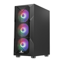 CHASIS ICEBERG FLOW GS 4 COOLERS ARGB / ATX / Vidrio Templado