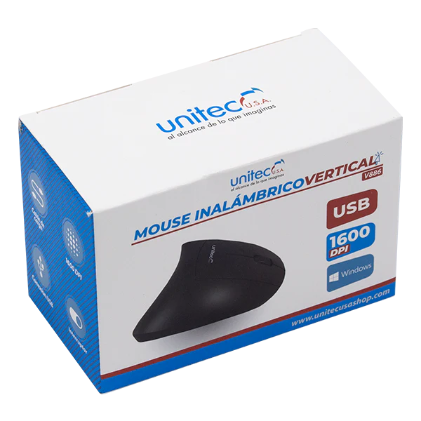 Mouse Vertical Recargable V886 UNITEC