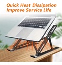 Base Soporte Para Portatil en Aluminio 7 Posiciones
