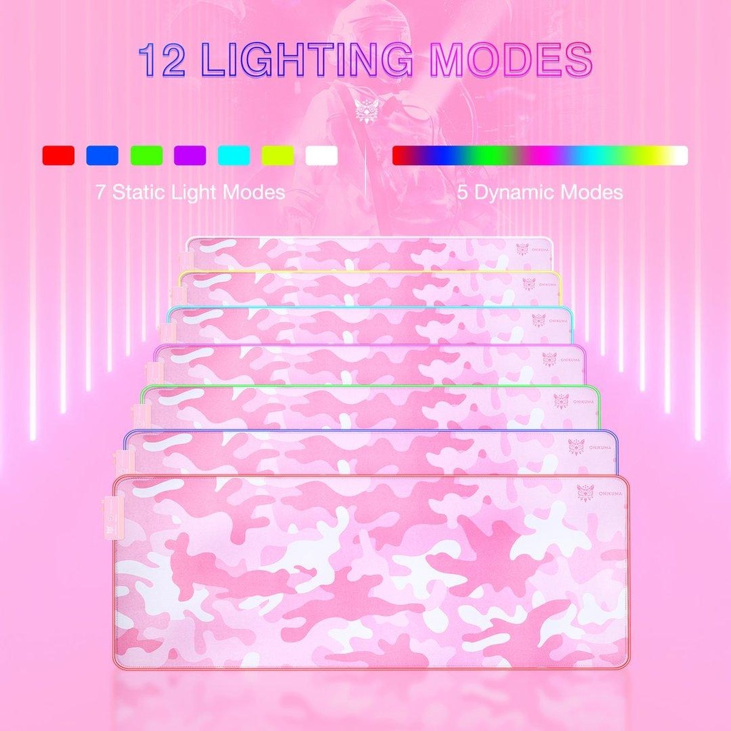 PAD MOUSE RGB G6 PINK ONIKUMA