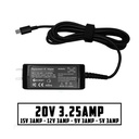 CARGADOR TIPO C 65W 20V 3.25AMP 15V 3AMP 12V 3AMP 9V 3AMP 5V 3AMP 3.2AMP