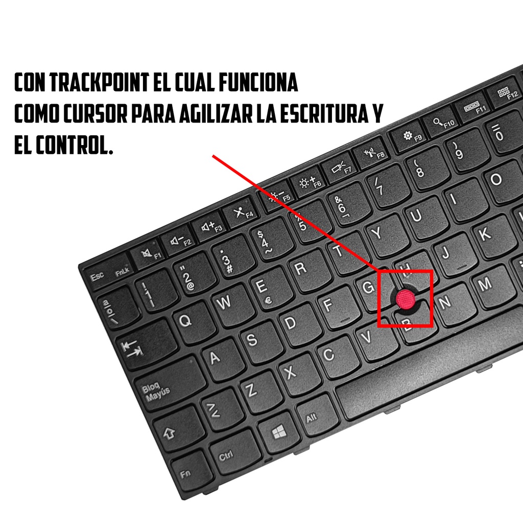 TECLADO LENOVO THINKPAD T460S T470S Negro Español