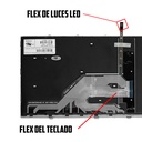 TECLADO COMPATIBLE PORTATIL HP PROBOOK 430 G5 440 G5 445 G5 RETROILUMINADO