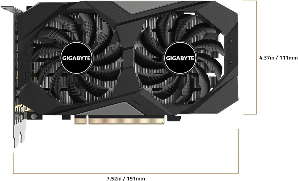Tarjeta Video RTX 3050 WINDFORCE OC 6GB GIGABYTE