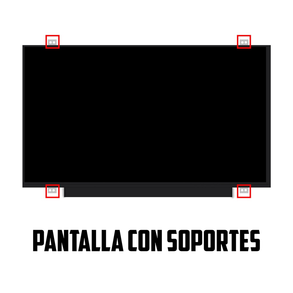 PANTALLA PORTATIL LED ULTRA SLIM 14.0 PUL 30 PINES HD CON SOPORTES